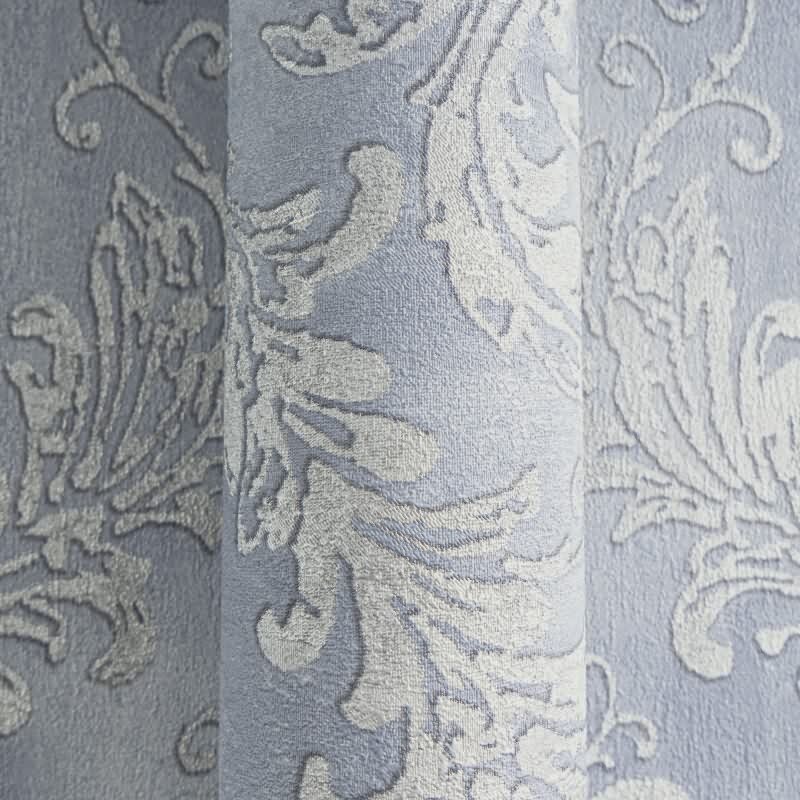 Tapete mit Barockmuster Blau Silber - Glänzende Ornament-Tapete - Vliestapete AS-Creation (790491)