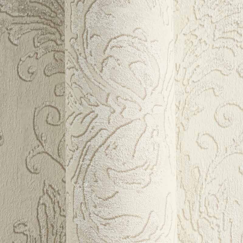 Tapete mit Barockmuster Beige Creme - Edle Damast-Tapete elegant strukturiert - Vliestapete AS-Creation (790495)