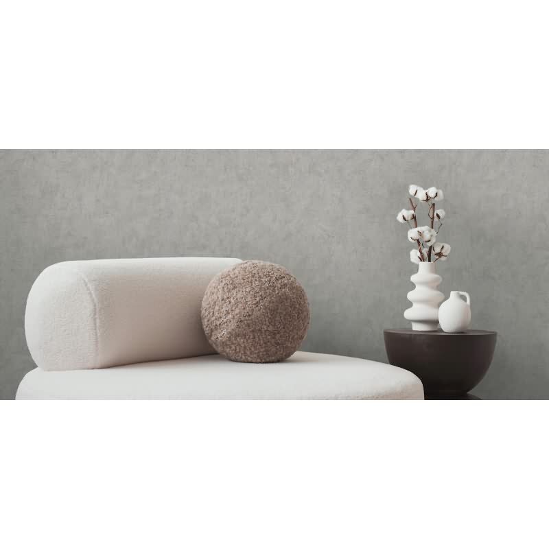 Tapete in Beton-Optik Hellgrau - Unifarbene Vliestapete mit Struktur matt - Modern AS-Creation (790511)