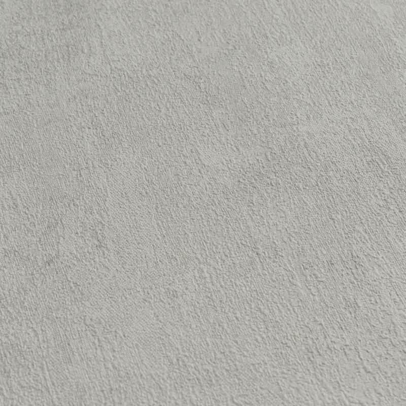 Tapete in Beton-Optik Hellgrau - Unifarbene Vliestapete mit Struktur matt - Modern AS-Creation (790511)