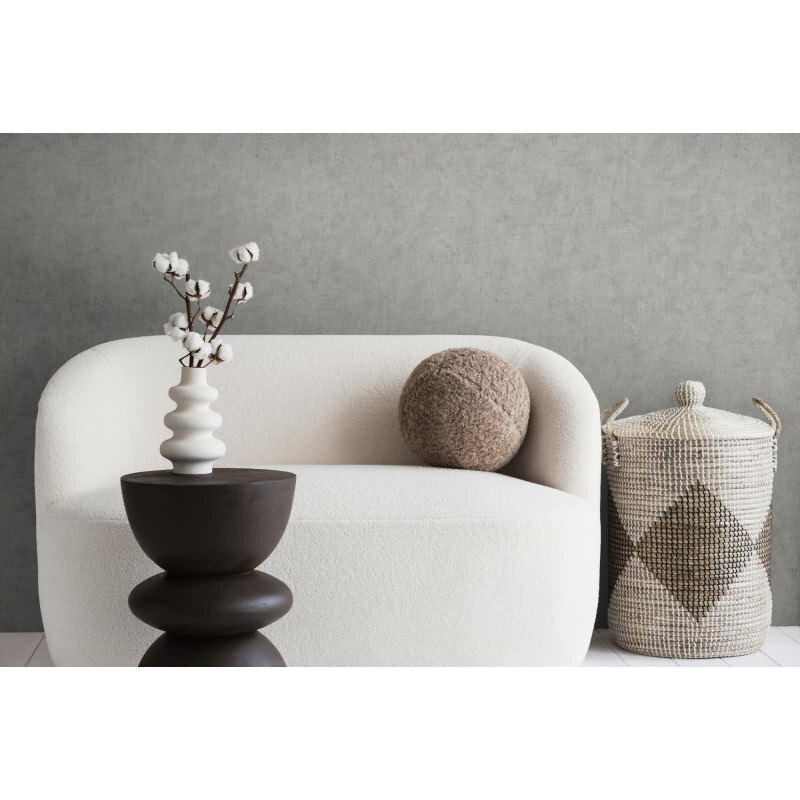 Tapete in Beton-Optik Hellgrau - Unifarbene Vliestapete mit Struktur matt - Modern AS-Creation (790511)