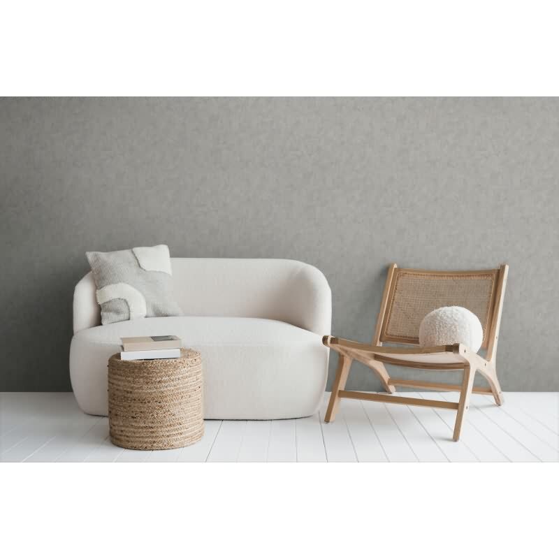 Tapete in Beton-Optik Hellgrau - Unifarbene Vliestapete mit Struktur matt - Modern AS-Creation (790511)