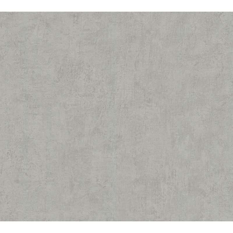 Tapete in Beton-Optik Hellgrau - Unifarbene Vliestapete mit Struktur matt - Modern AS-Creation (790511)
