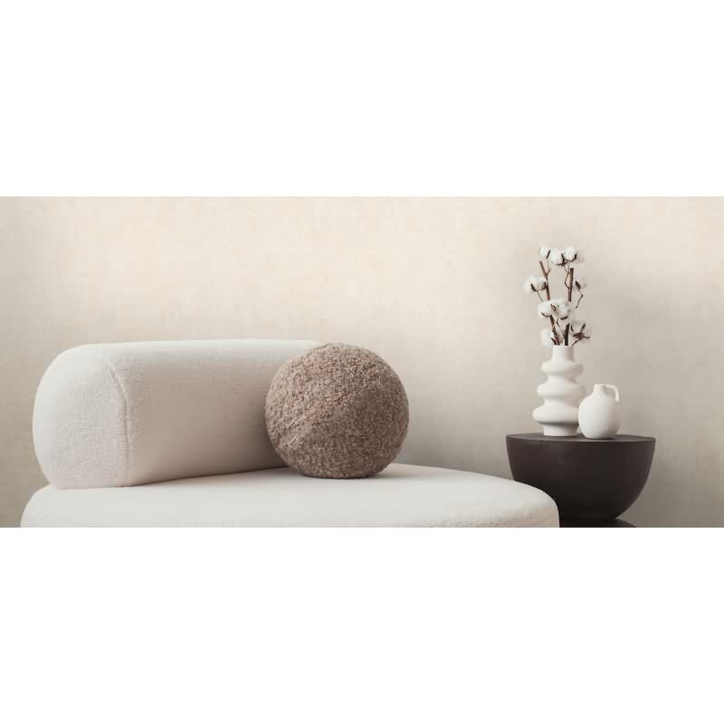 Tapete in Betonoptik Creme Beige - Unifarbene Strukturtapete Vlies modern AS-Creation (790512)