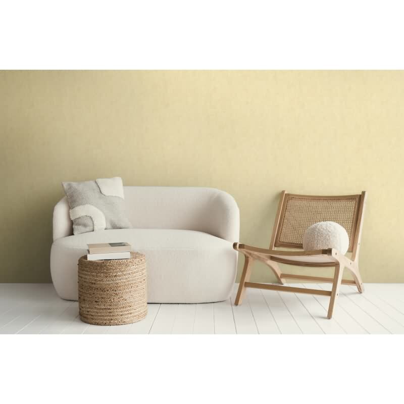 Vliestapete in Putzoptik Creme Beige - Schlichte Struktur Unifarben matt AS-Creation (790514)