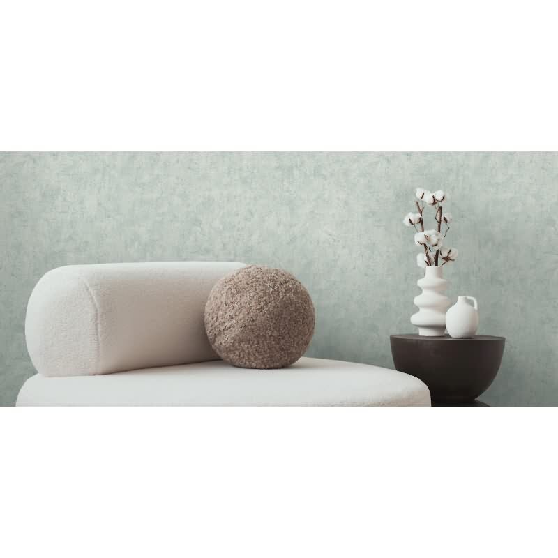 Vliestapete in Betonoptik Mintgrün - Schlichte Unitapete urban matt AS-Creation (790517)