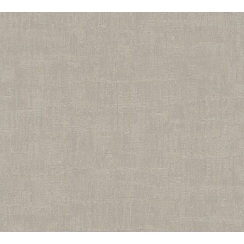 Unitapete mit Struktur Taupe Hell - Einfarbige Vliestapete matt modern AS-Creation (395032)