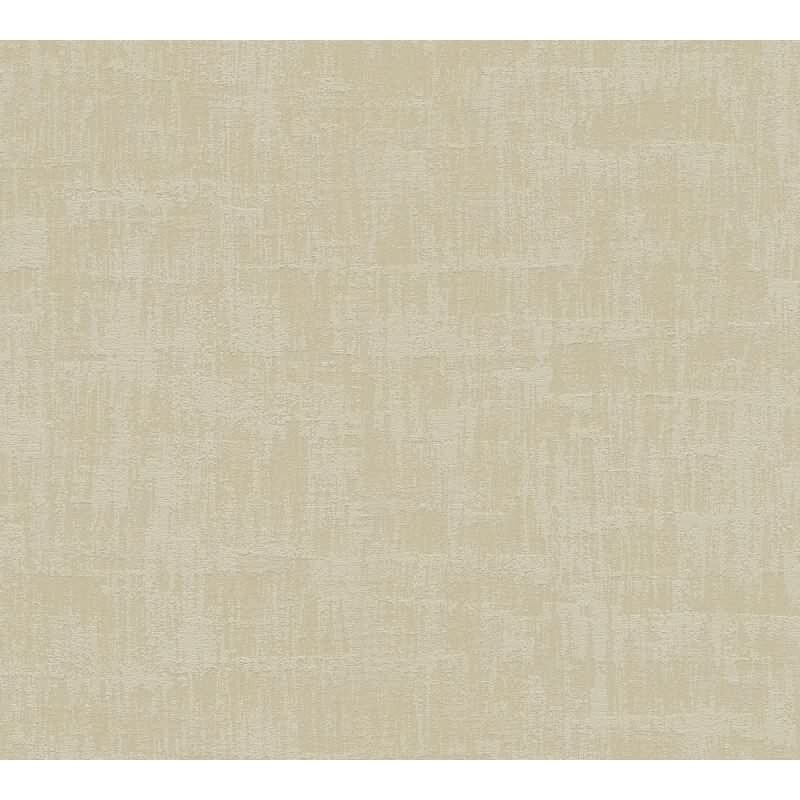 Unitapete mit Putz-Optik Beige Sand - Strukturtapete modern Vlies AS-Creation (395033)