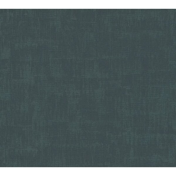 Strukturtapete Dunkelpetrol matt - Vliestapete in Putzoptik modern AS-Creation (395035)