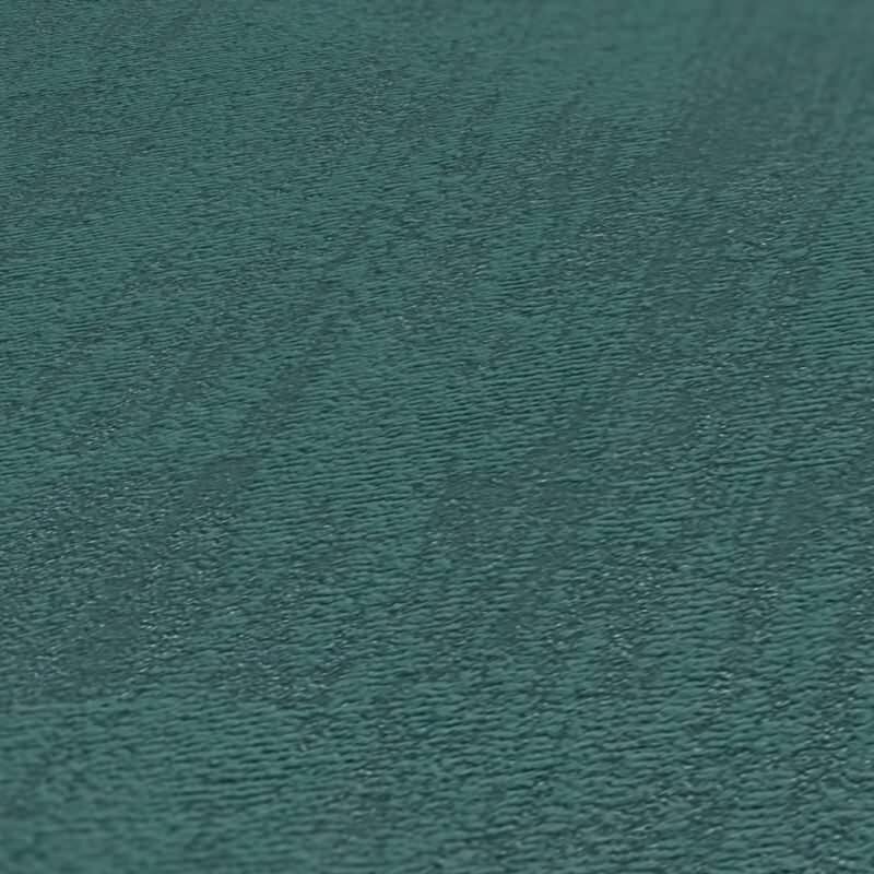 Strukturtapete in Putzoptik Petrol - Vliestapete matt natürlich modern AS-Creation (395036)