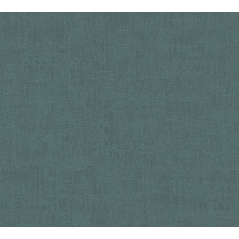 Strukturtapete in Putzoptik Petrol - Vliestapete matt natürlich modern AS-Creation (395036)