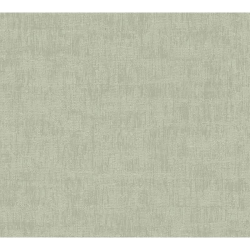 Strukturtapete in Putzoptik Salbeigrün - Vliestapete matt natürlich modern AS-Creation (395037)