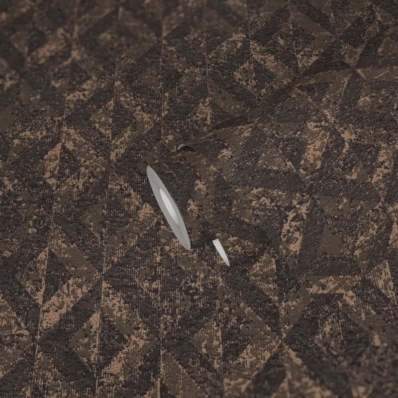 3D-Tapete geometrisch Schwarz Braun – Vliestapete mit Strukturmuster modern AS-Creation (395053)