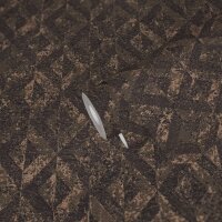 3D-Tapete geometrisch Schwarz Braun &ndash; Vliestapete...