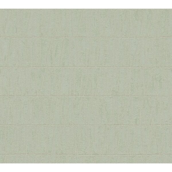 Geometrische 3D-Tapete Mint Beige – Vliestapete mit Linienstruktur modern AS-Creation (395061)