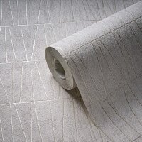 3D-Tapete in Kacheloptik Wei&szlig; Beige &ndash;...
