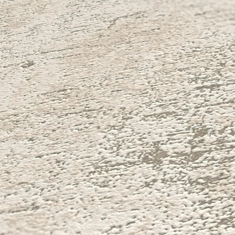 Strukturtapete Betonoptik Creme Grau – Vliestapete im Used Look – Industrial Design AS-Creation (395160)