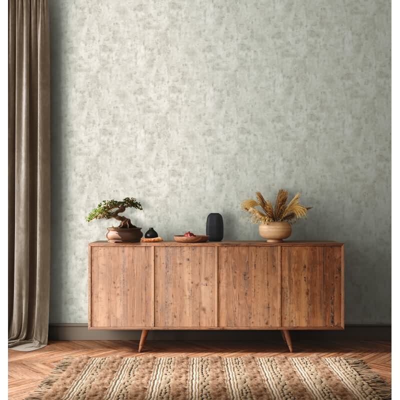 Strukturtapete Betonoptik Creme Grau – Vliestapete im Used Look – Industrial Design AS-Creation (395160)