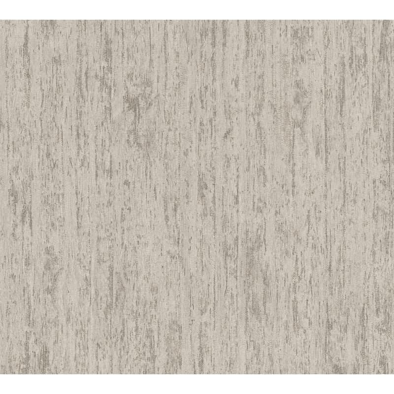 Vliestapete in Holz Optik Grau Beige – Strukturtapete mit natürlicher Maserung livingwalls (395611)