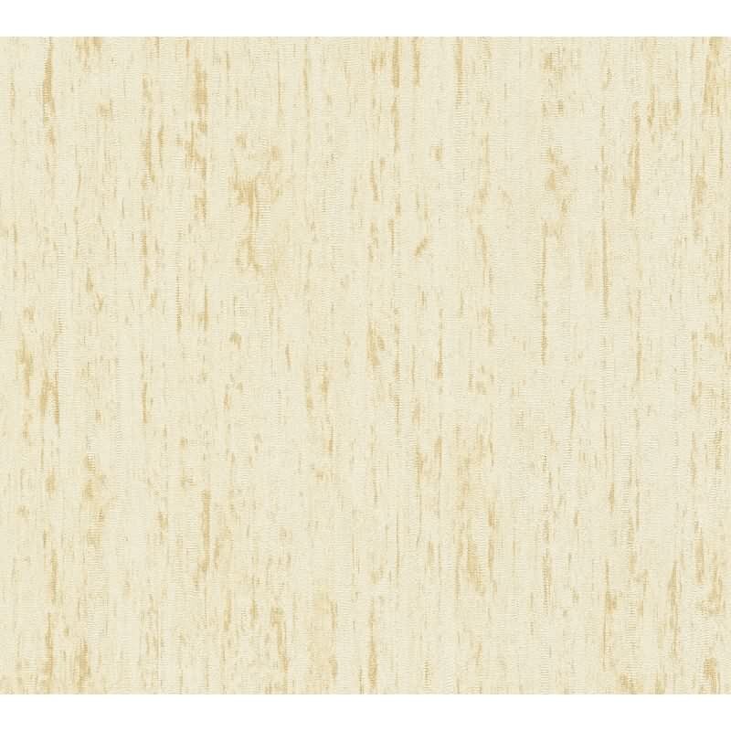 Vlies Tapete in Holzoptik Beige Gelb – Struktur Tapete mit natürlicher Maserung livingwalls (395614)