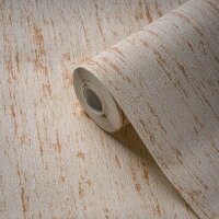 Vlies Tapete in Holzoptik Beige Gelb &ndash; Struktur...