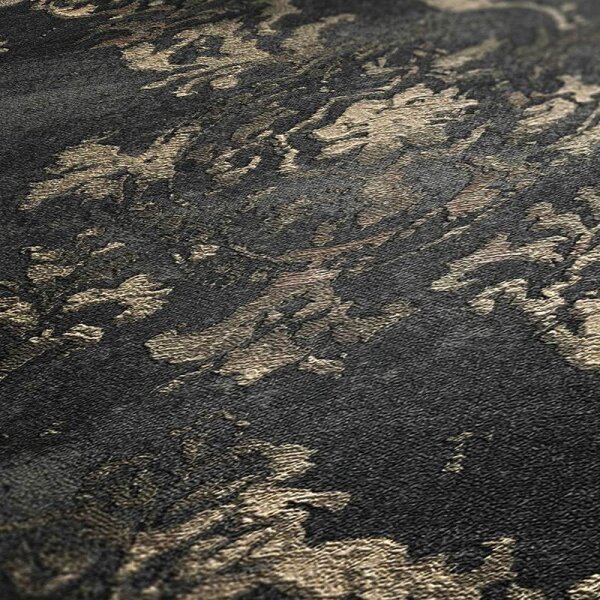 Tapete Grau, Silber, Schwarz, Anthrazit livingwalls Vliestapete (387074)