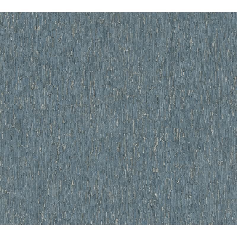 Vliestapete Stein-Optik Blau Silber – Strukturierte Tapete mit Glanz-Effekt livingwalls (395621)