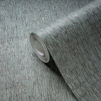 Stein Optik-Tapete Mintgr&uuml;n Silber &ndash; Struktur...
