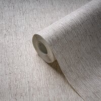 Steinoptik-Tapete Cremewei&szlig; Silber &ndash; Struktur...