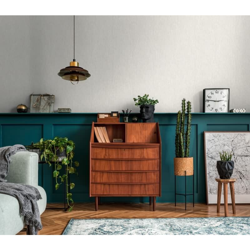 Stein Optik-Tapete Hellgrau Weiß – Struktur Vliestapete dezent modern livingwalls (395625)