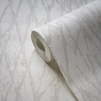 Steinoptik-Tapete Creme Beige &ndash; Strukturiertes...