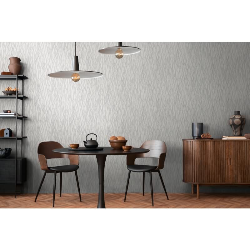 Steinoptik-Tapete Grau Weiß – Moderne Strukturtapete mit Adermuster – Vliestapete livingwalls (395632)