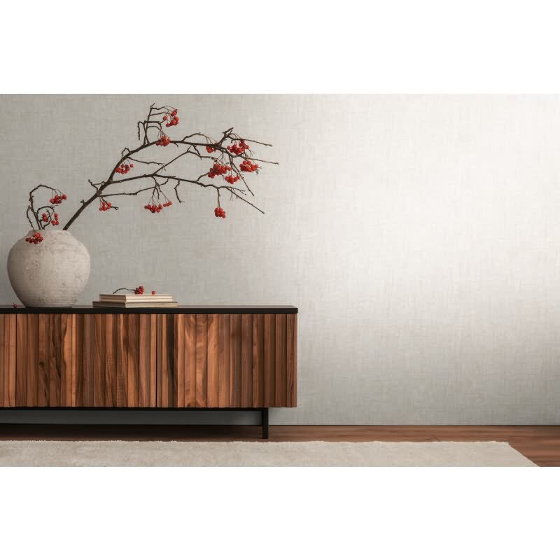 Steinoptik-Tapete Creme Beige - Vliestapete mit feiner Struktur - Modern livingwalls (395641)