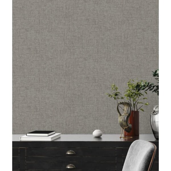 Stein Optik-Tapete Grau Silber - Vlies Tapete in Natur Stein-Optik modern livingwalls (395644)