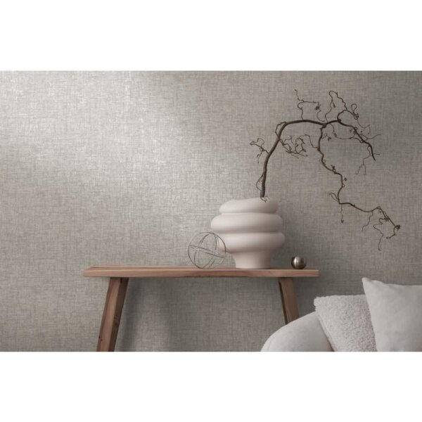 Stein Optik-Tapete Grau Silber - Vlies Tapete in Natur Stein-Optik modern livingwalls (395644)