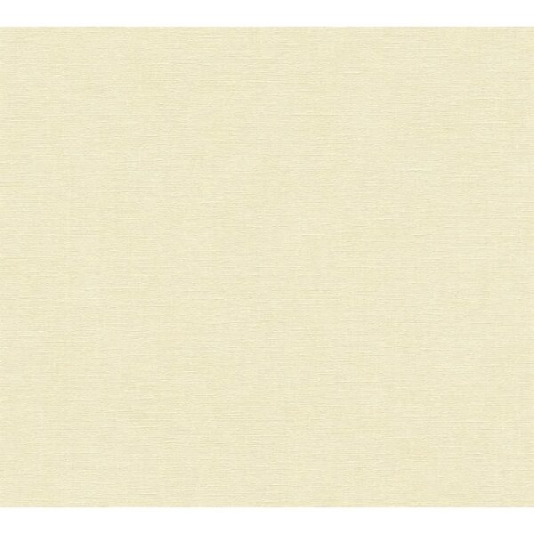 Unitapete mit Leinen-Optik Creme Beige - Einfarbige Vliestapete strukturier livingwalls (395651)