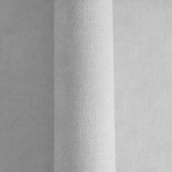 Unitapete mit Leinen-Optik Blaugrau - Einfarbige Vliestapete strukturiert livingwalls (395662)