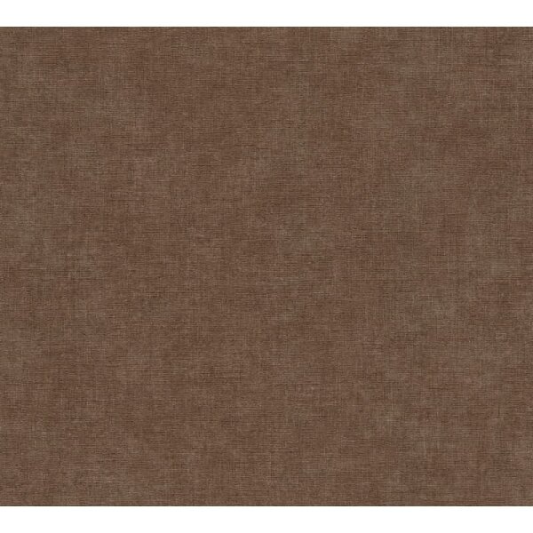 Unitapete mit Leinen-Optik Rotbraun - Einfarbige Vliestapete strukturiert livingwalls (395671)