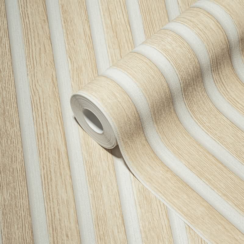 Holzpaneel-Tapete Skandinavisch Natur - Vliestapete modern - Wandtapete hell AS-Creation (391097)