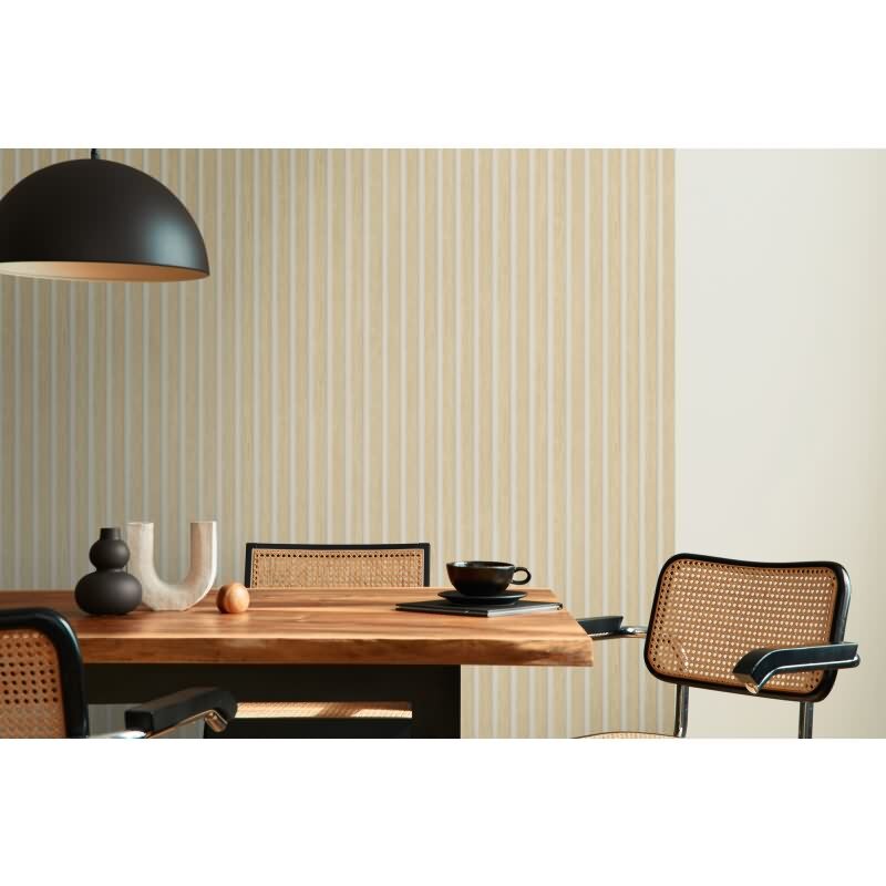 Holzpaneel-Tapete Skandinavisch Natur - Vliestapete modern - Wandtapete hell AS-Creation (391097)