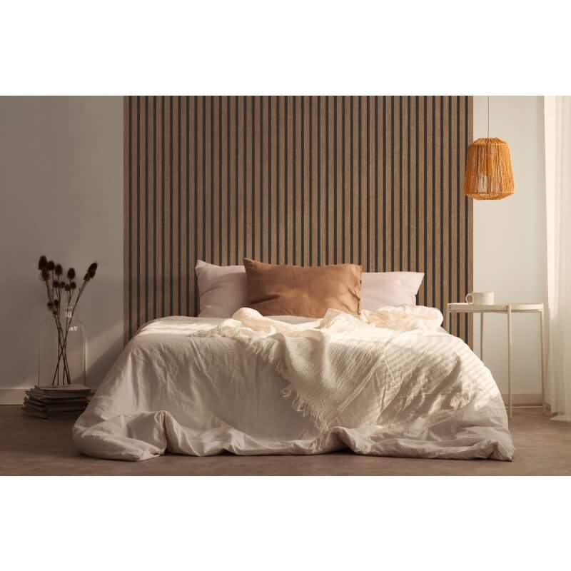 Holzpaneel-Tapete Dunkelbraun Schwarz - Vliestapete modern - Wandtapete elegant AS-Creation (391098)