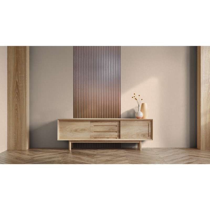 336092 Tapete Grau Silber Uni Vinyl Vliestapete modern livingwalls