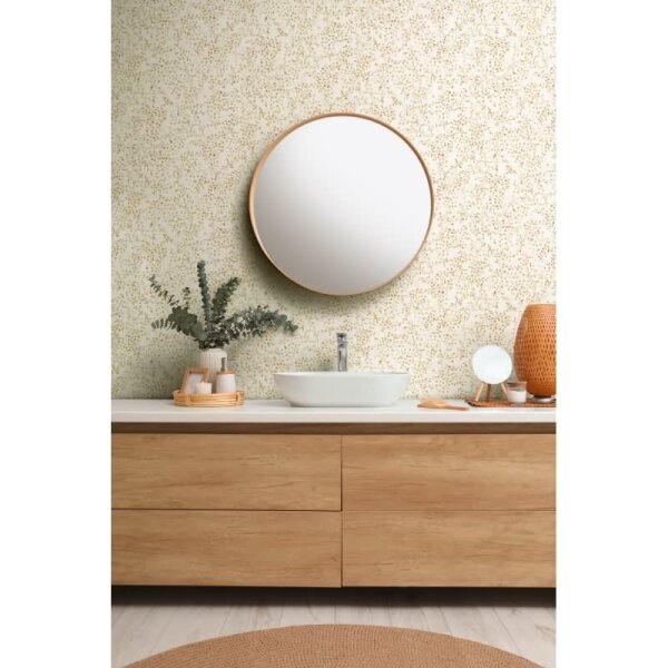 Blümchentapete Terrakotta Beige - Vliestapete floral zart - Mustertapete Landhausstil AS-Creation (397473)