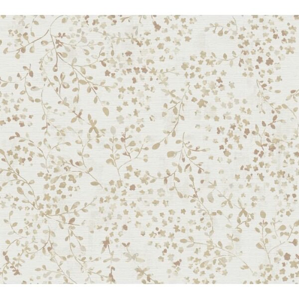 Blümchentapete Terrakotta Beige - Vliestapete floral zart - Mustertapete Landhausstil AS-Creation (397473)