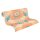 Retro-Blumentapete Apricot Blau Beige - Mustertapete floral - Vliestapete AS-Creation (395302)
