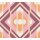 Retro-Tapete Geometrisch Rosa Orange - Mustertapete 70er Jahre - Vliestapete AS-Creation (395311)