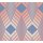 Retro Tapete Geometrisch Blau Rosa - Muster Tapete 70er Jahre - Vlies Tapete AS-Creation (395322)