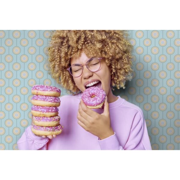 Retro Tapete Kreismuster Türkis Beige Weiß - Vlies Tapete 70er Jahre AS-Creation (395374)