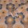 Retro-Blumen-Tapete Blau Gelb Beige - Muster Tapete Wellenmuster - Vliestapete AS-Creation (395392)