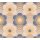 Retro-Blumen-Tapete Blau Gelb Beige - Muster Tapete Wellenmuster - Vliestapete AS-Creation (395392)